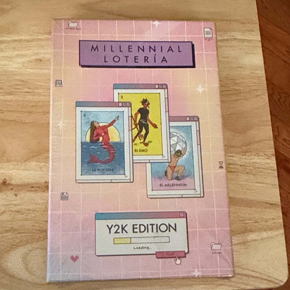 Millennial Lotería Y2K Edition Deck - Pink Pastel Artwork